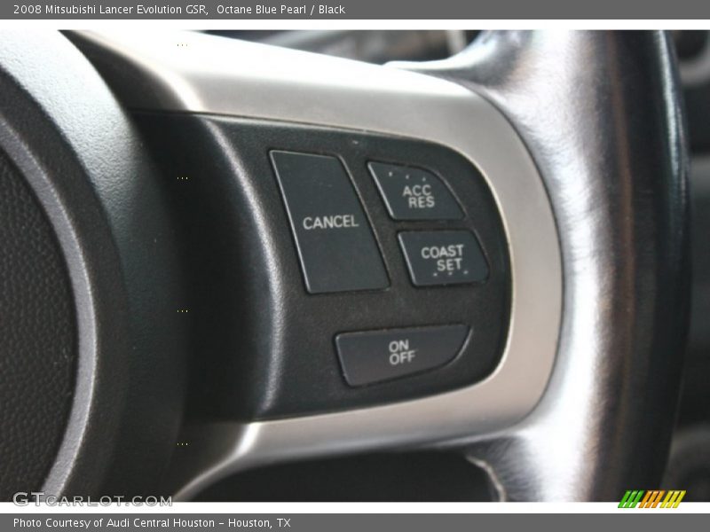 Octane Blue Pearl / Black 2008 Mitsubishi Lancer Evolution GSR