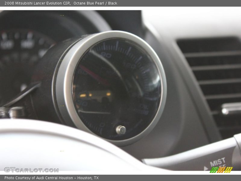 Octane Blue Pearl / Black 2008 Mitsubishi Lancer Evolution GSR