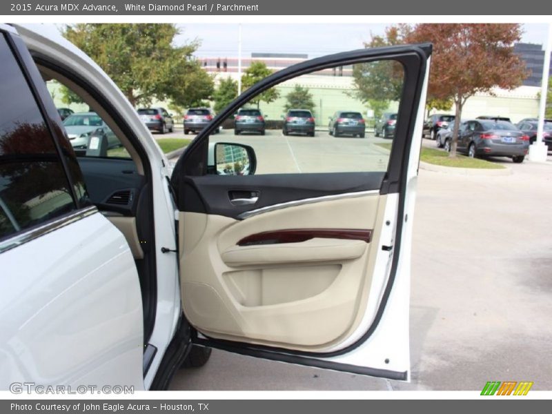 White Diamond Pearl / Parchment 2015 Acura MDX Advance