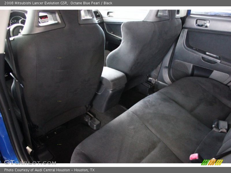 Octane Blue Pearl / Black 2008 Mitsubishi Lancer Evolution GSR