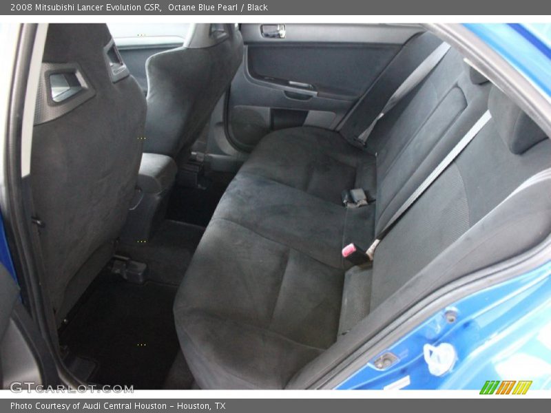 Octane Blue Pearl / Black 2008 Mitsubishi Lancer Evolution GSR