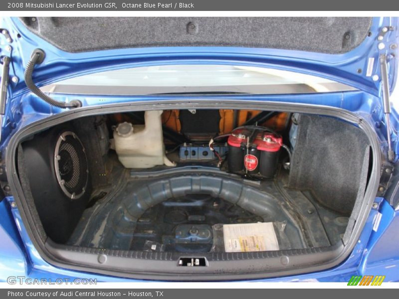 Octane Blue Pearl / Black 2008 Mitsubishi Lancer Evolution GSR