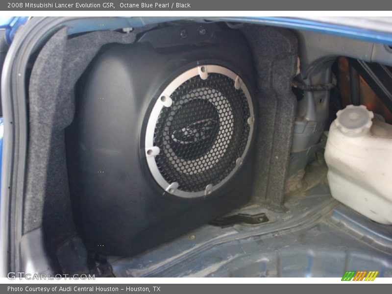 Octane Blue Pearl / Black 2008 Mitsubishi Lancer Evolution GSR