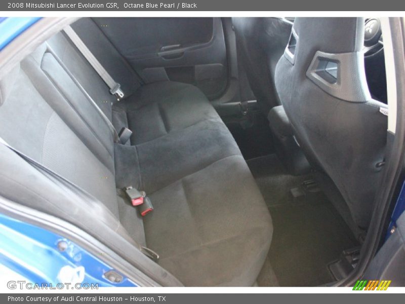 Octane Blue Pearl / Black 2008 Mitsubishi Lancer Evolution GSR