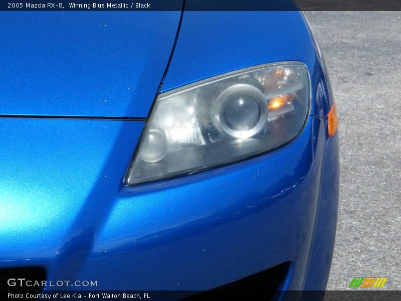 Winning Blue Metallic / Black 2005 Mazda RX-8