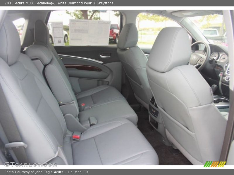 White Diamond Pearl / Graystone 2015 Acura MDX Technology