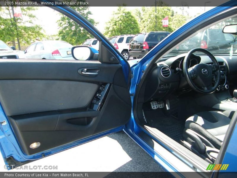 Winning Blue Metallic / Black 2005 Mazda RX-8