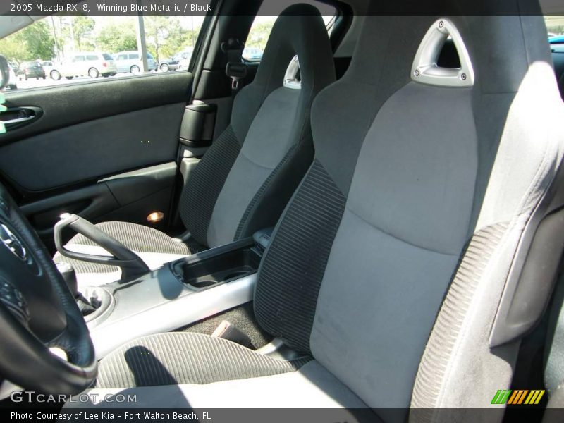 Winning Blue Metallic / Black 2005 Mazda RX-8