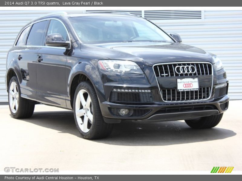 Lava Gray Pearl / Black 2014 Audi Q7 3.0 TFSI quattro