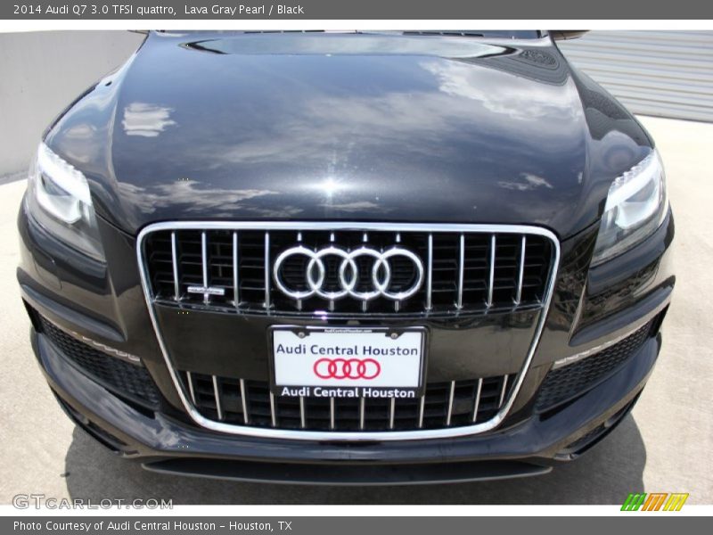 Lava Gray Pearl / Black 2014 Audi Q7 3.0 TFSI quattro