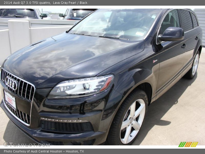 Lava Gray Pearl / Black 2014 Audi Q7 3.0 TFSI quattro