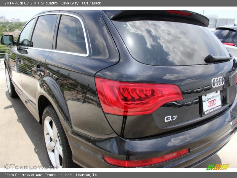 Lava Gray Pearl / Black 2014 Audi Q7 3.0 TFSI quattro