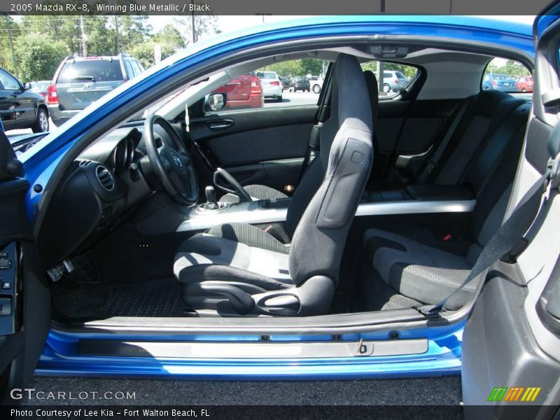 Winning Blue Metallic / Black 2005 Mazda RX-8