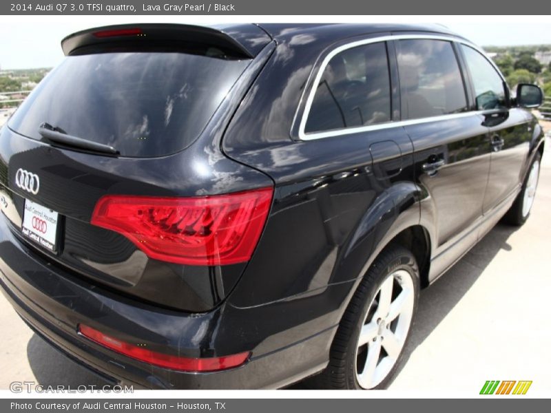 Lava Gray Pearl / Black 2014 Audi Q7 3.0 TFSI quattro