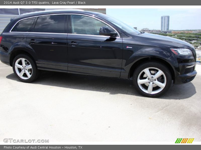 Lava Gray Pearl / Black 2014 Audi Q7 3.0 TFSI quattro