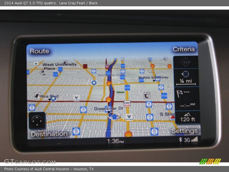 Lava Gray Pearl / Black 2014 Audi Q7 3.0 TFSI quattro