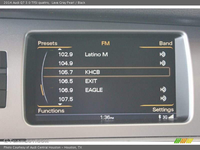 Lava Gray Pearl / Black 2014 Audi Q7 3.0 TFSI quattro