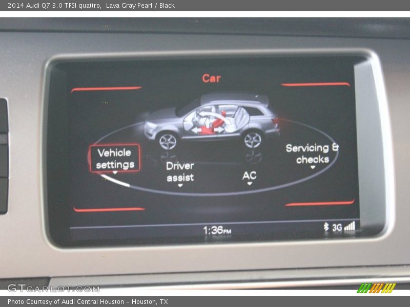 Lava Gray Pearl / Black 2014 Audi Q7 3.0 TFSI quattro