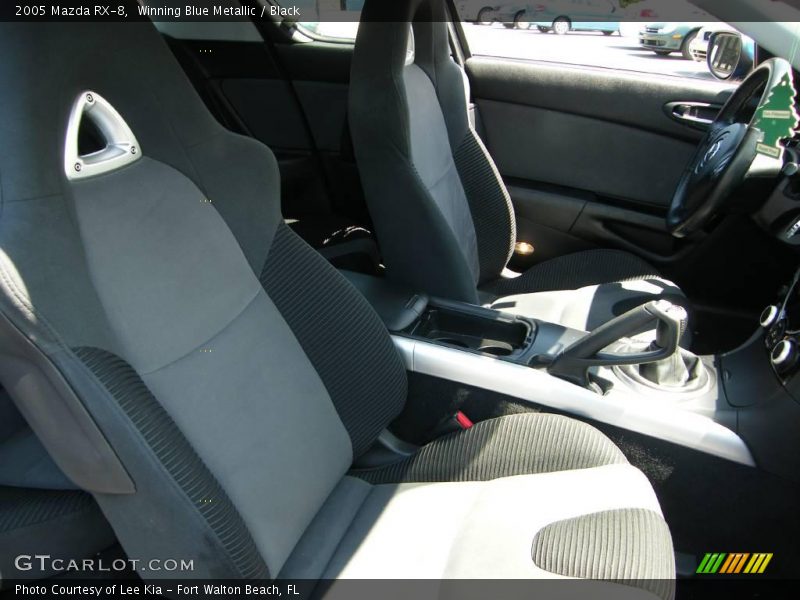 Winning Blue Metallic / Black 2005 Mazda RX-8