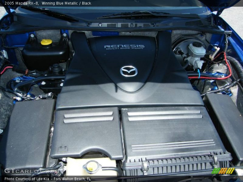 Winning Blue Metallic / Black 2005 Mazda RX-8