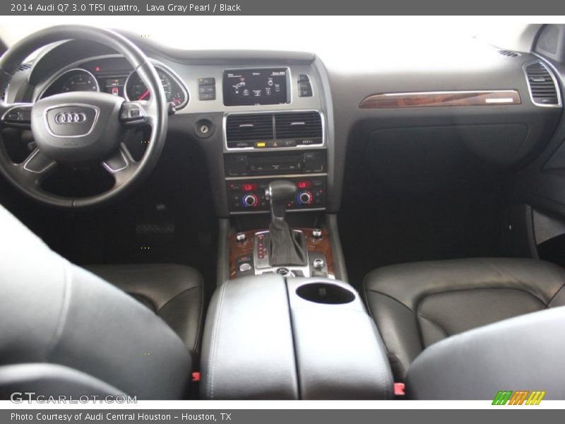 Lava Gray Pearl / Black 2014 Audi Q7 3.0 TFSI quattro