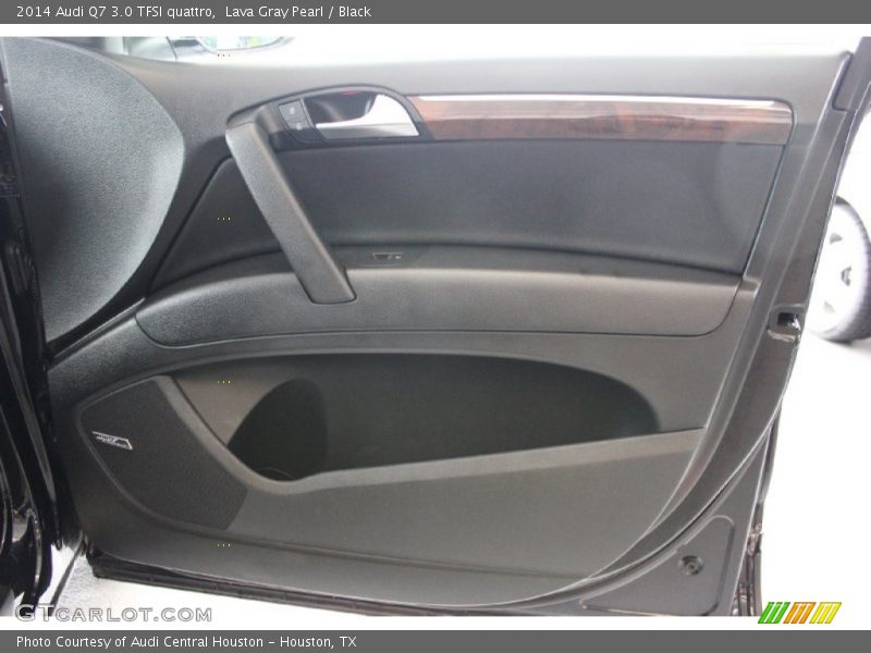 Lava Gray Pearl / Black 2014 Audi Q7 3.0 TFSI quattro