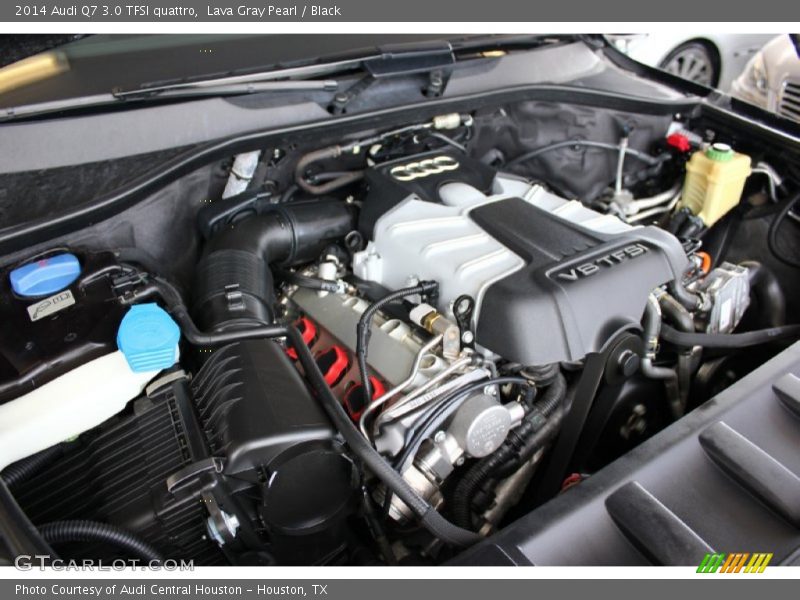 Lava Gray Pearl / Black 2014 Audi Q7 3.0 TFSI quattro