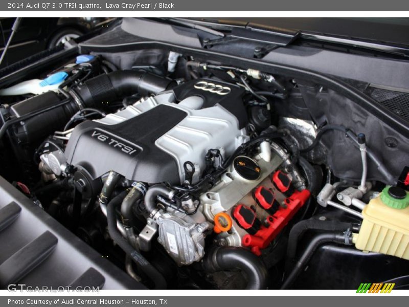 Lava Gray Pearl / Black 2014 Audi Q7 3.0 TFSI quattro