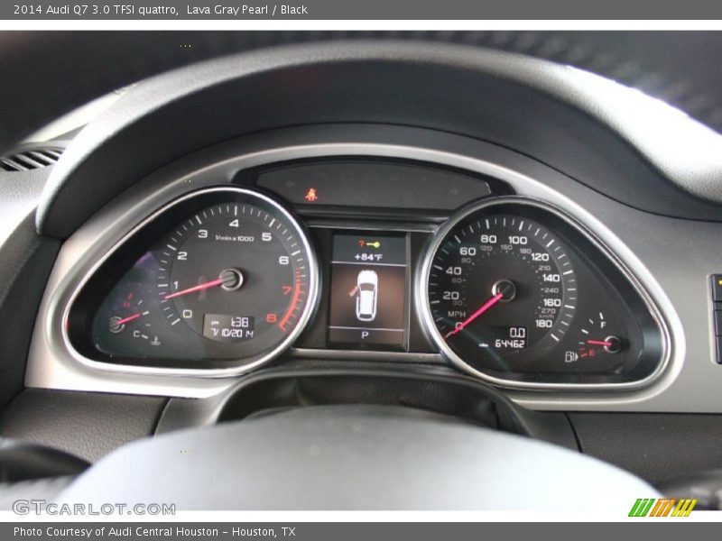 Lava Gray Pearl / Black 2014 Audi Q7 3.0 TFSI quattro