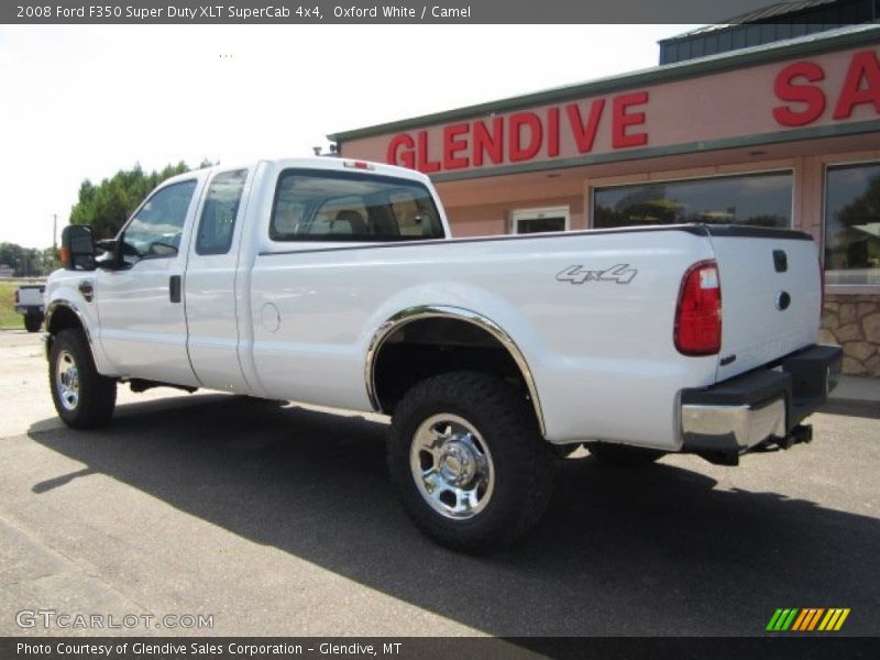 Oxford White / Camel 2008 Ford F350 Super Duty XLT SuperCab 4x4