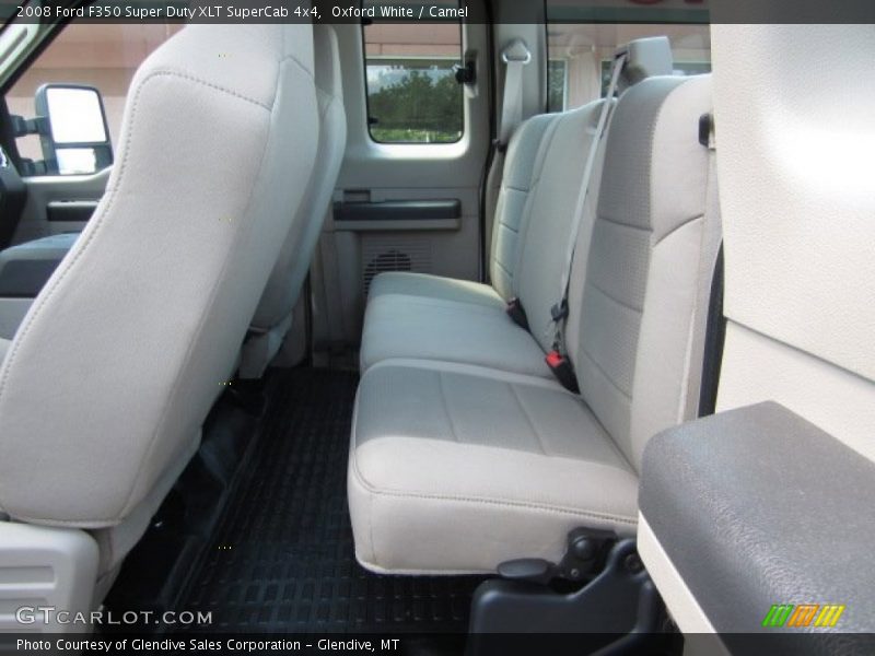 Oxford White / Camel 2008 Ford F350 Super Duty XLT SuperCab 4x4