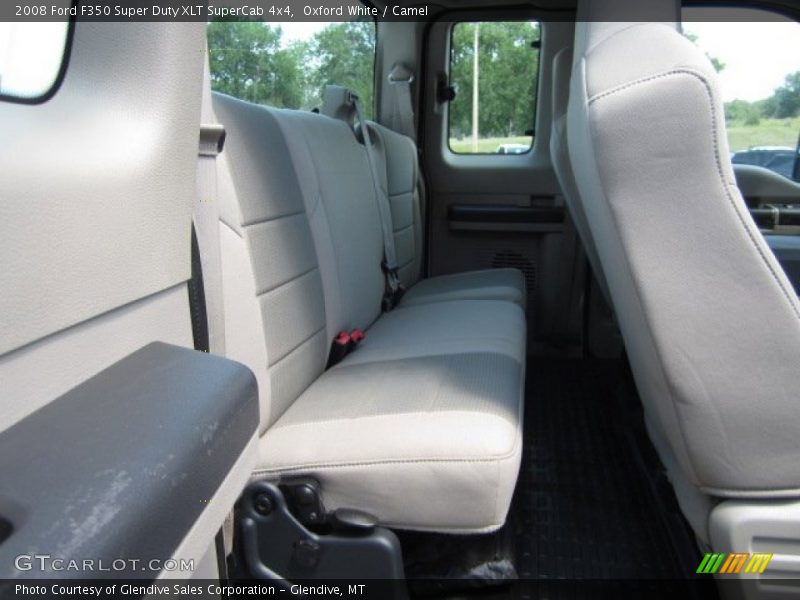 Oxford White / Camel 2008 Ford F350 Super Duty XLT SuperCab 4x4