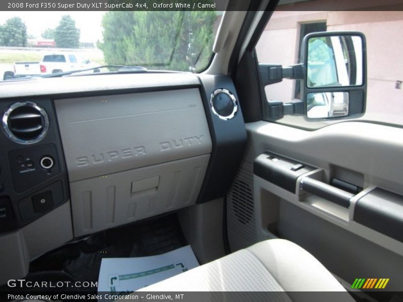 Oxford White / Camel 2008 Ford F350 Super Duty XLT SuperCab 4x4