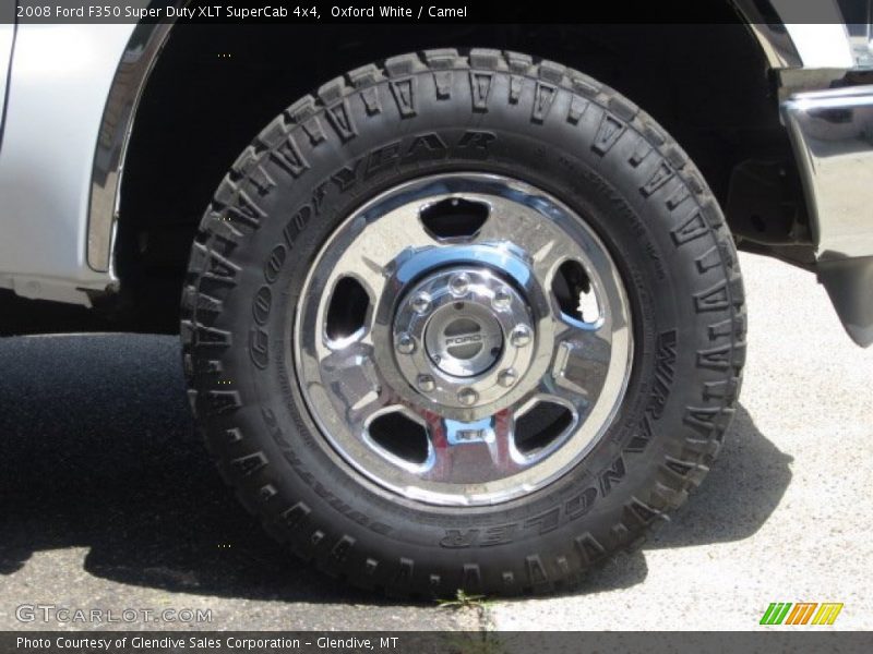 Oxford White / Camel 2008 Ford F350 Super Duty XLT SuperCab 4x4