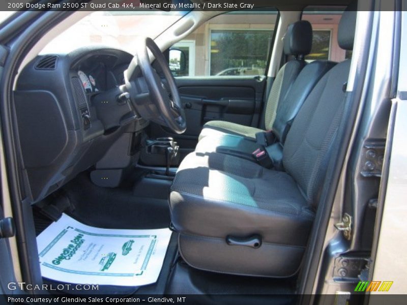 Mineral Gray Metallic / Dark Slate Gray 2005 Dodge Ram 2500 ST Quad Cab 4x4
