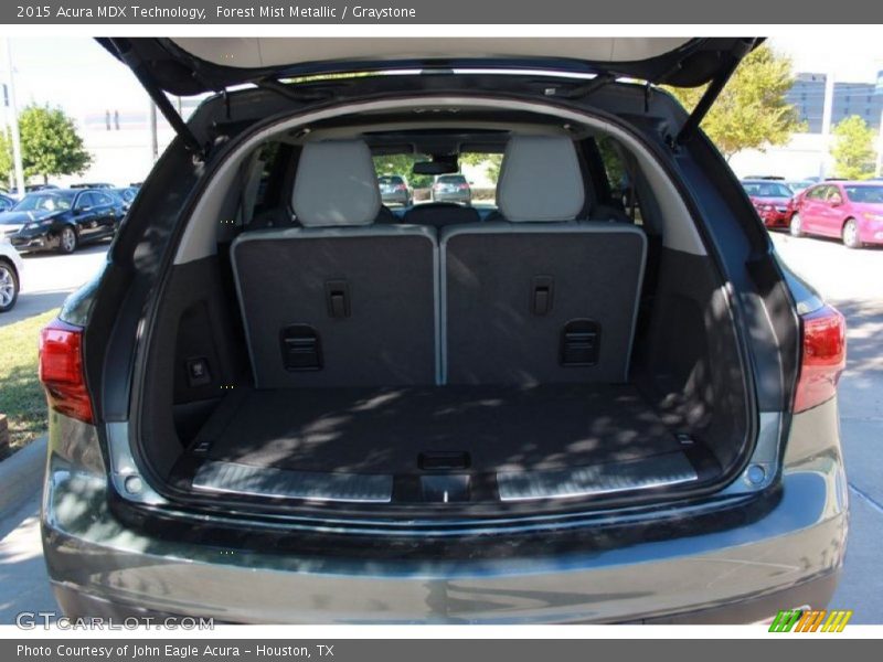 Forest Mist Metallic / Graystone 2015 Acura MDX Technology