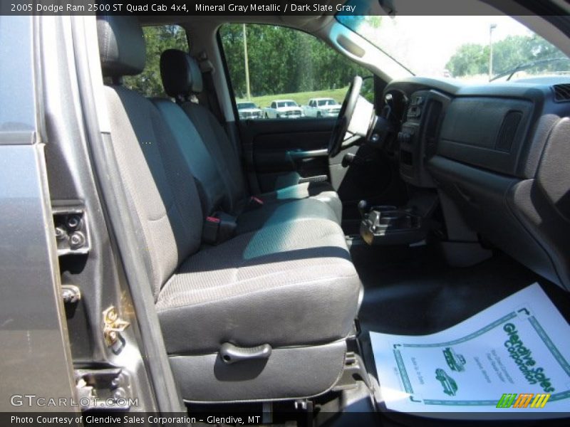 Mineral Gray Metallic / Dark Slate Gray 2005 Dodge Ram 2500 ST Quad Cab 4x4