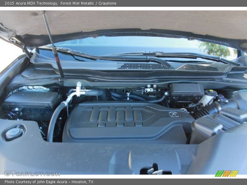 Forest Mist Metallic / Graystone 2015 Acura MDX Technology