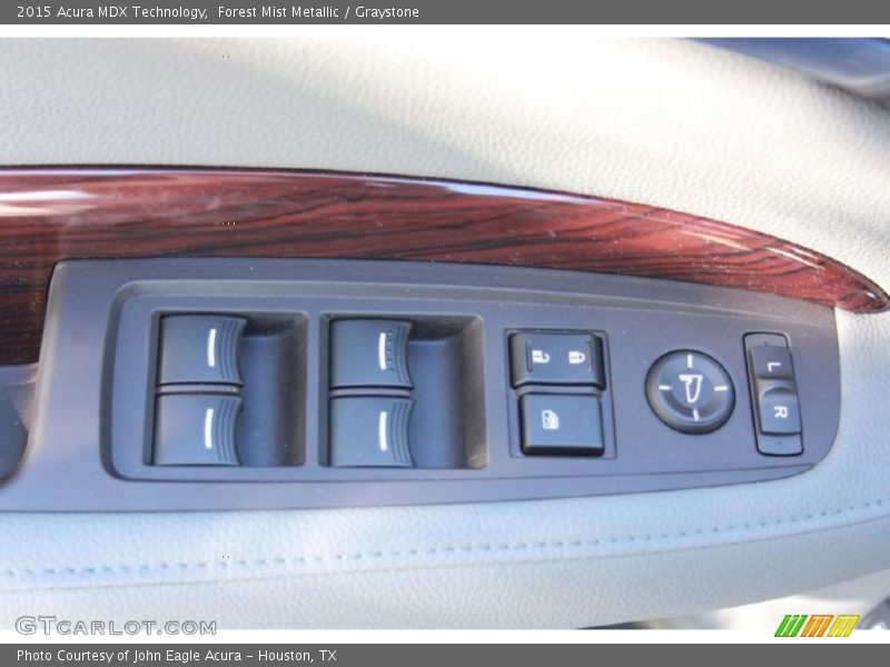 Forest Mist Metallic / Graystone 2015 Acura MDX Technology