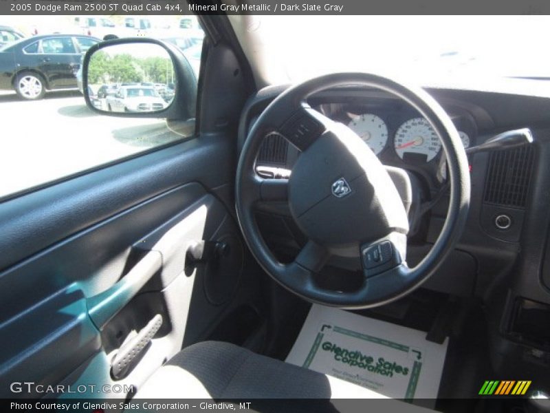Mineral Gray Metallic / Dark Slate Gray 2005 Dodge Ram 2500 ST Quad Cab 4x4