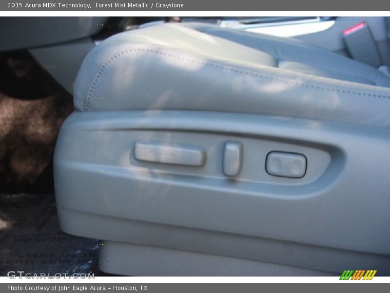 Forest Mist Metallic / Graystone 2015 Acura MDX Technology