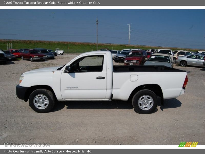 Super White / Graphite Gray 2006 Toyota Tacoma Regular Cab