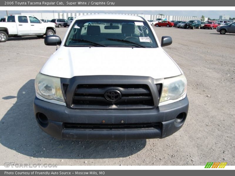 Super White / Graphite Gray 2006 Toyota Tacoma Regular Cab