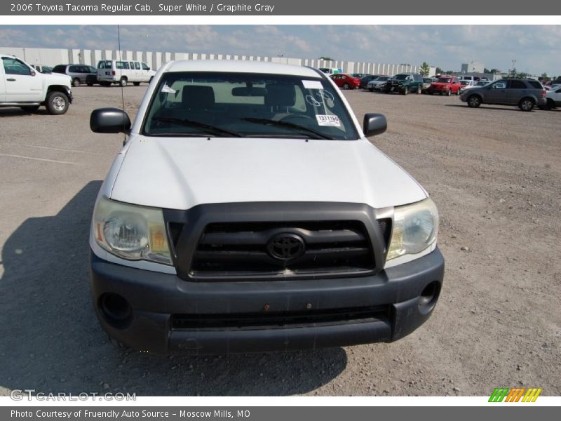Super White / Graphite Gray 2006 Toyota Tacoma Regular Cab