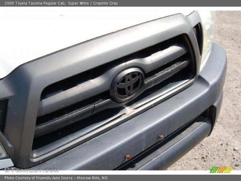 Super White / Graphite Gray 2006 Toyota Tacoma Regular Cab