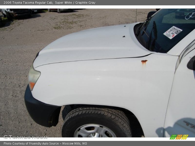 Super White / Graphite Gray 2006 Toyota Tacoma Regular Cab