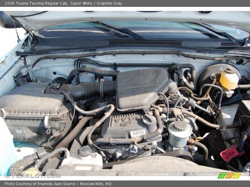 Super White / Graphite Gray 2006 Toyota Tacoma Regular Cab