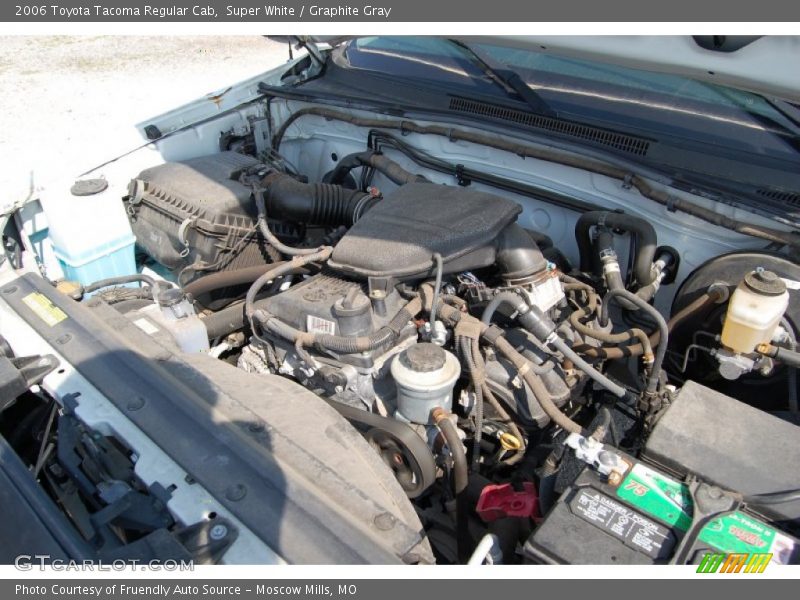 Super White / Graphite Gray 2006 Toyota Tacoma Regular Cab