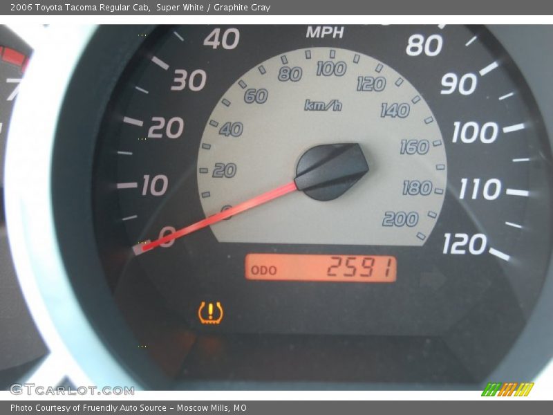 Super White / Graphite Gray 2006 Toyota Tacoma Regular Cab