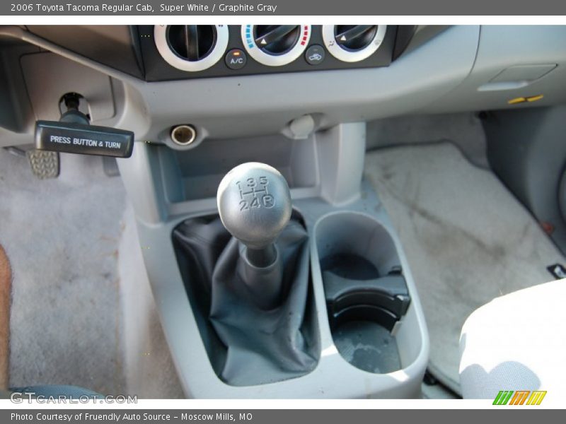 Super White / Graphite Gray 2006 Toyota Tacoma Regular Cab